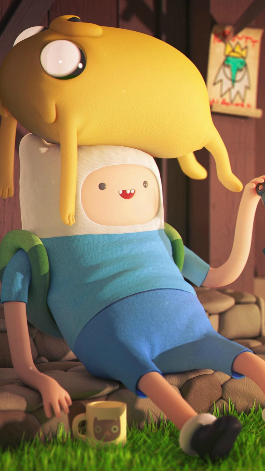 Adventure Time Finn Iphone Wallpaper , HD Wallpaper & Backgrounds