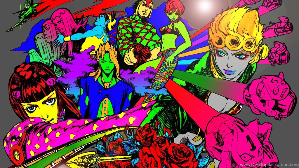 Jojo's Bizarre Adventure Wallpaper Hd - Jojo Bizarre Adventure Golden Wind , HD Wallpaper & Backgrounds