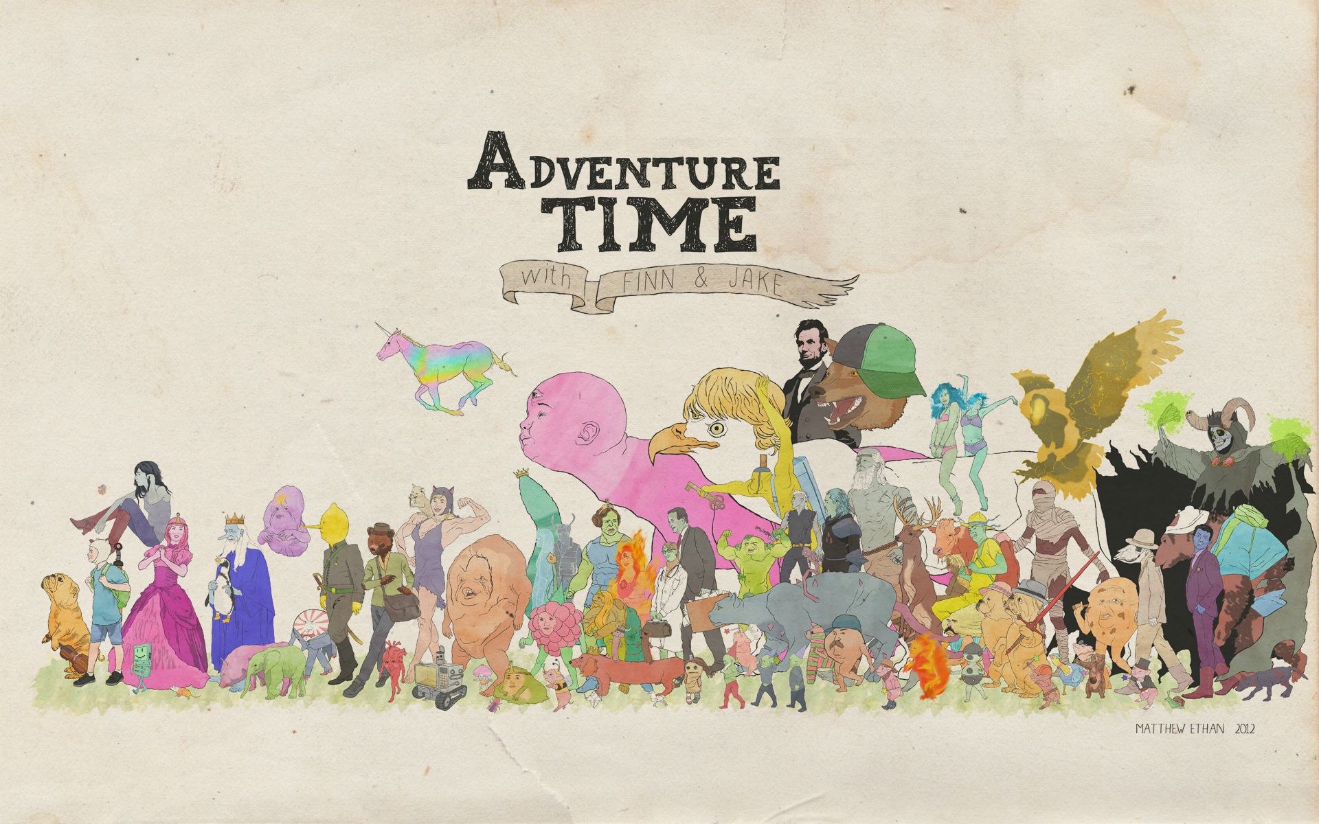Adventure Time Free, Adventure Time Poster, Adventure - Adventure Time , HD Wallpaper & Backgrounds