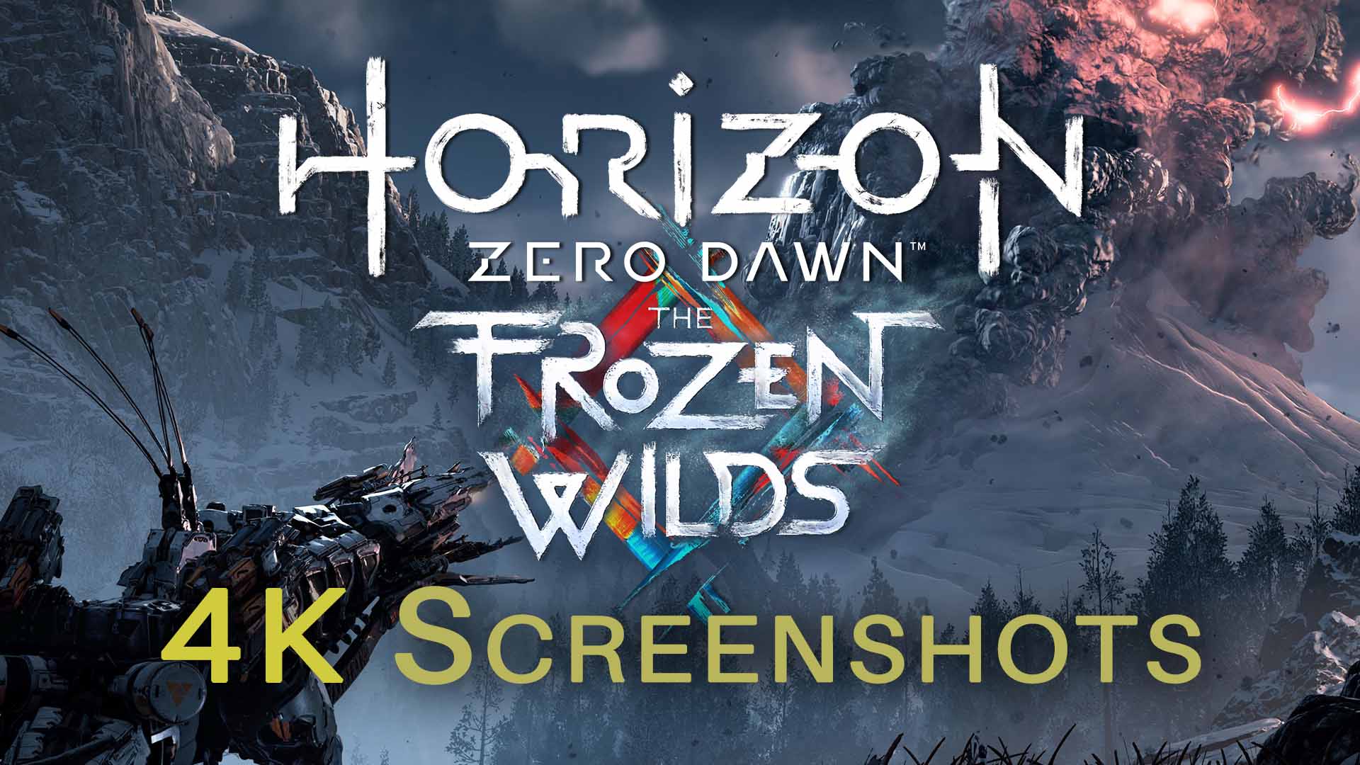 Horizon Zero Dawn The Frozen Wilds Ps4 , HD Wallpaper & Backgrounds