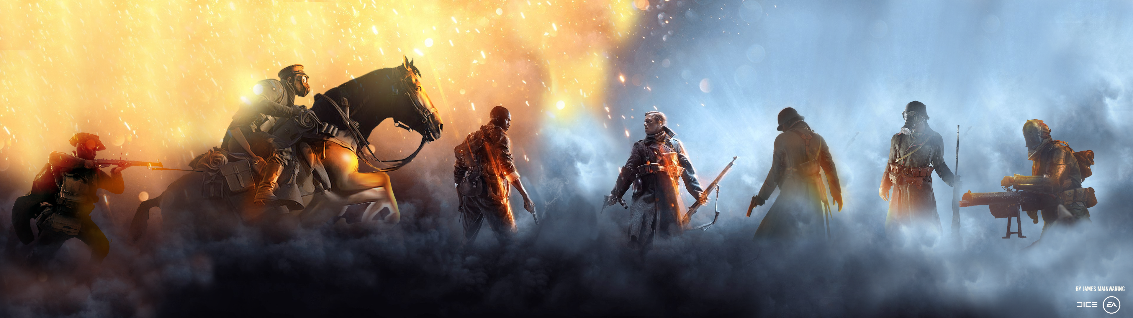 Battlefield 1 Dual Monitor , HD Wallpaper & Backgrounds