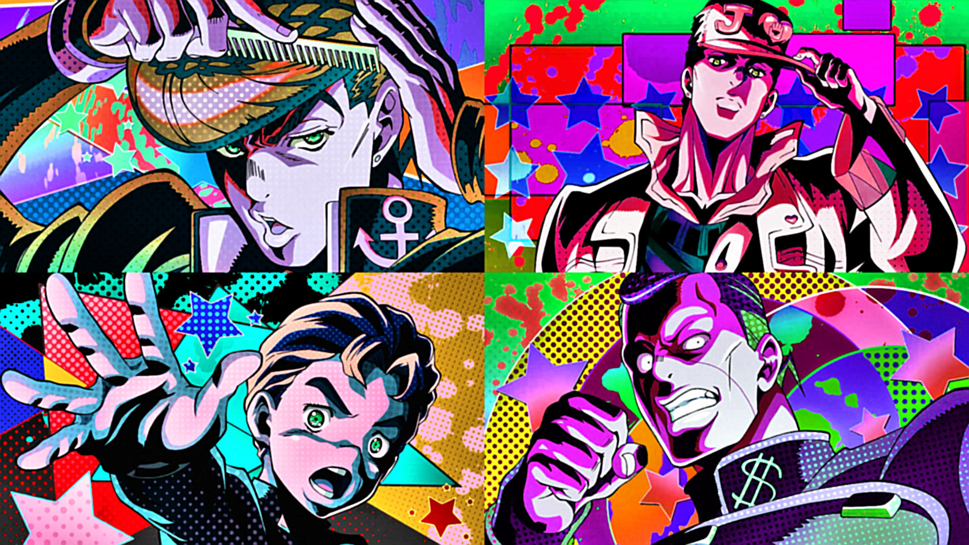 Jjba Wallpaper - Jojo Part 4 Gang , HD Wallpaper & Backgrounds