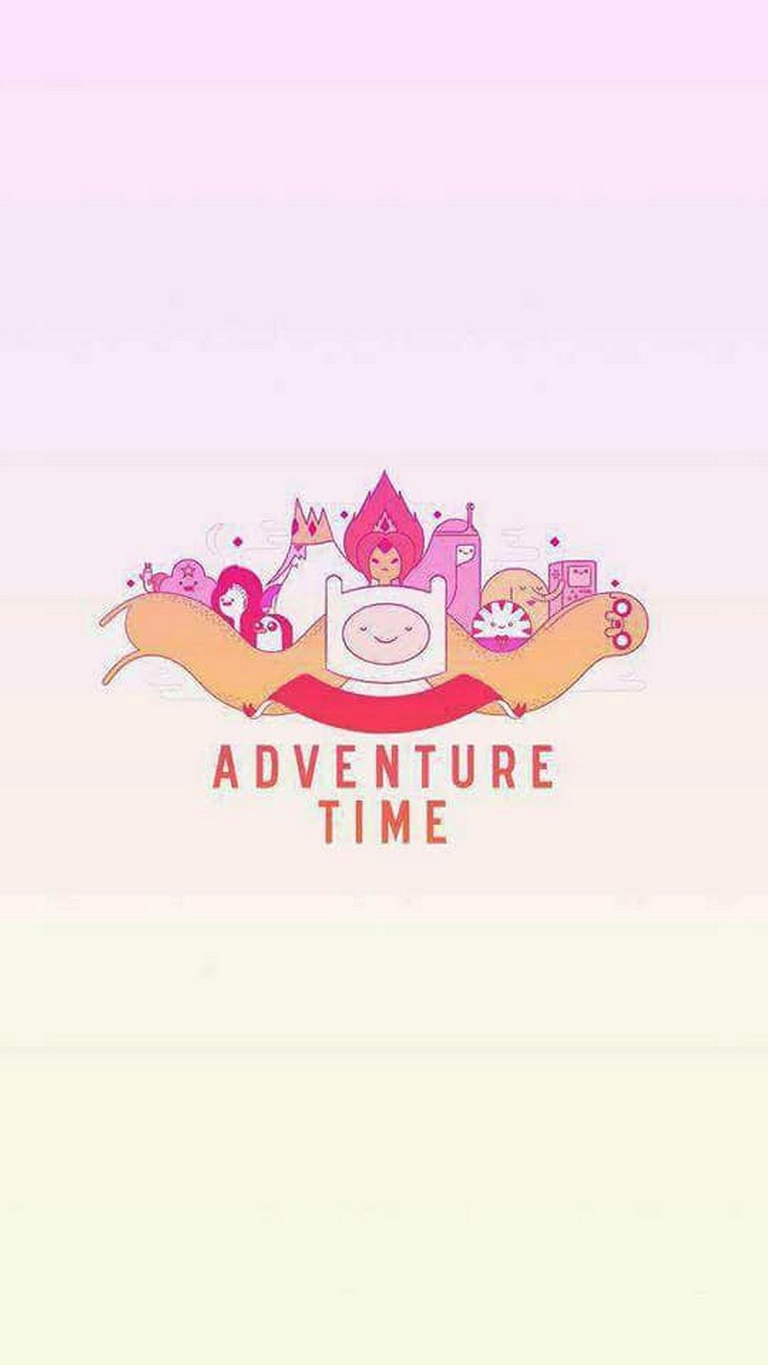 Iphone Wallpaper Adventure Time With High-resolution - Cute Adventure Time Background , HD Wallpaper & Backgrounds