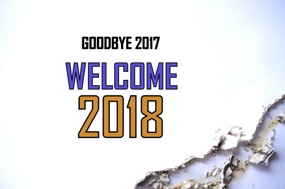 Good Bye 2017 Welcome 2018 Quotes Wishes Messages Lines - Goodbye 2017 Welcome 2018 , HD Wallpaper & Backgrounds