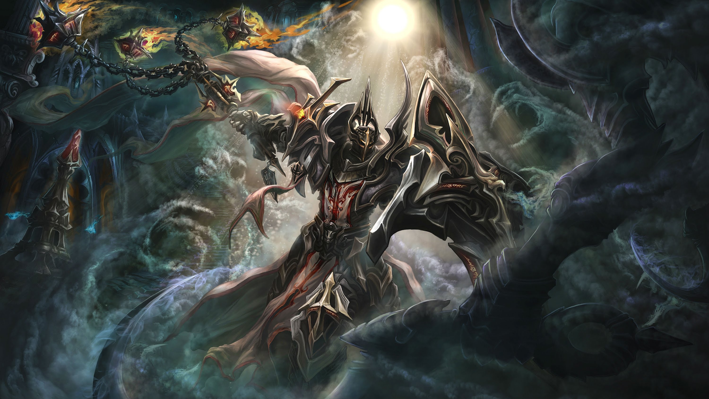 Crusader Of Life, Defying Death Hd Wallpaper - Diablo Crusader Fan Art , HD Wallpaper & Backgrounds