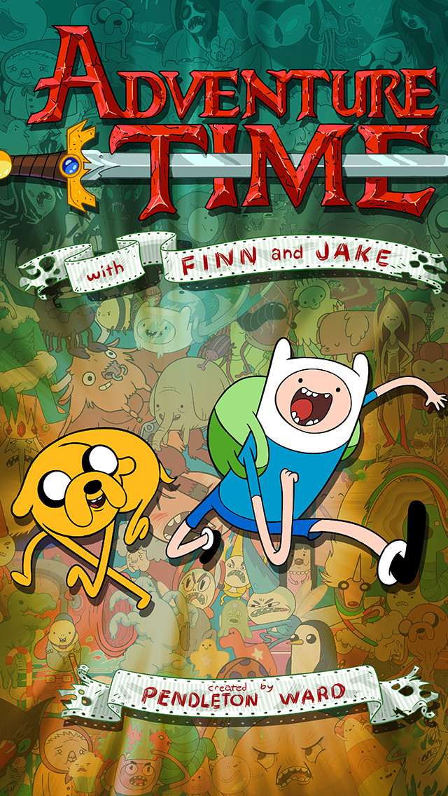 Adventure Time Iphone 5 Wallpapers Adventure Time Iphone - Adventure Time With Finn , HD Wallpaper & Backgrounds