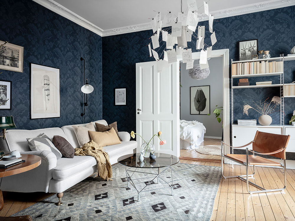 Of This Apartment In Gothenburg Got, To Put It Mildly, - Behang Woonkamer 2019 , HD Wallpaper & Backgrounds