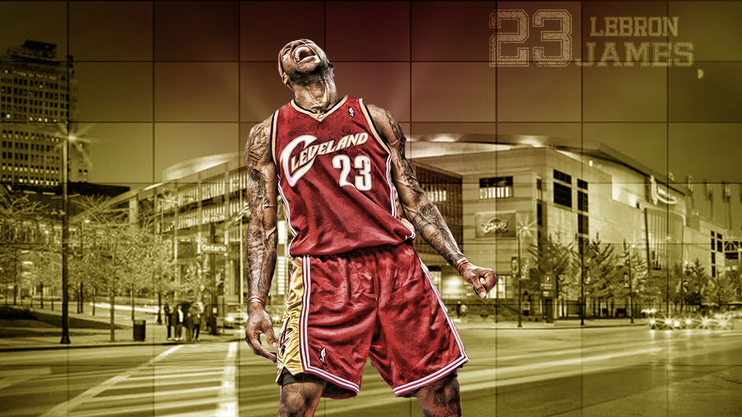 Lebron James Cleveland Cavaliers Wallpaper - Quicken Loans Arena Hd , HD Wallpaper & Backgrounds