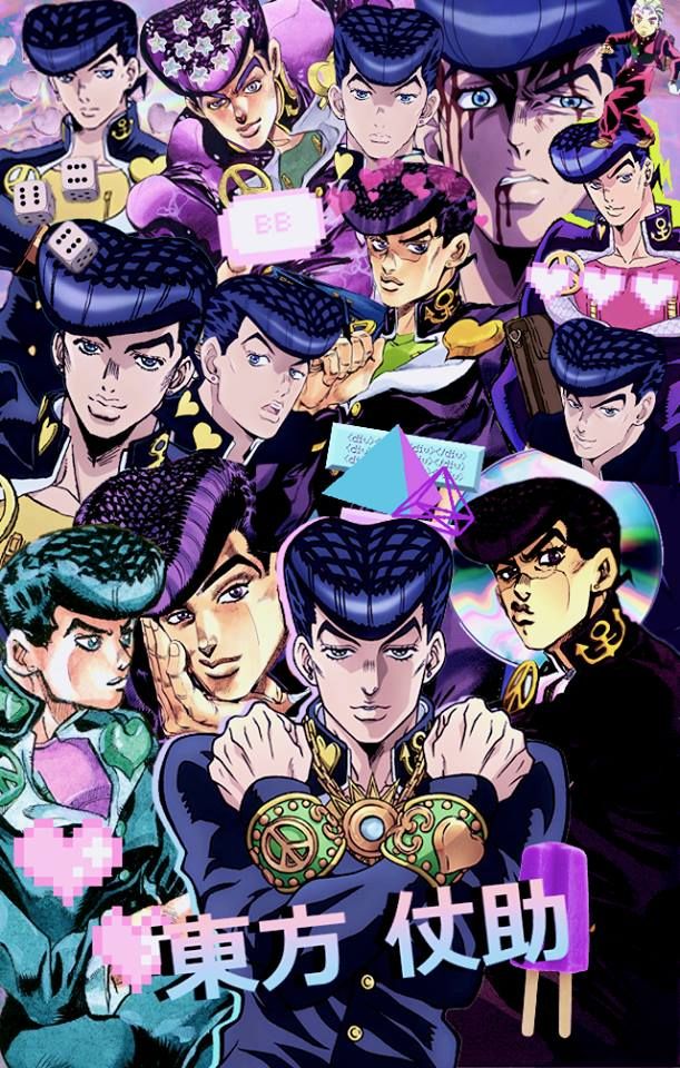 Find This Pin And More On Jojo's Bizarre Adventure - Higashikata Josuke , HD Wallpaper & Backgrounds