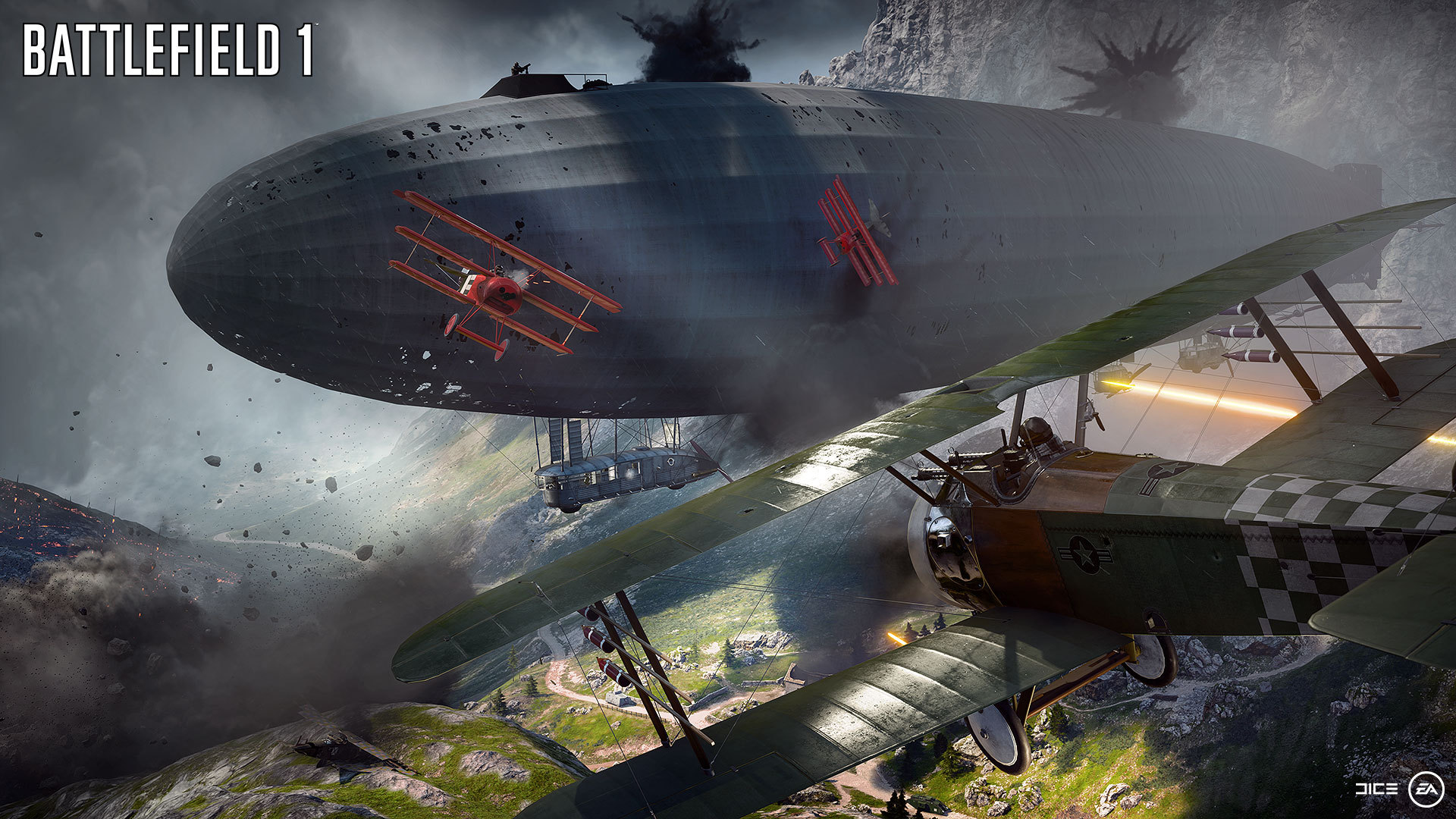 Bf1 Behemoth Zeppelin - Battlefield 1 Operations , HD Wallpaper & Backgrounds