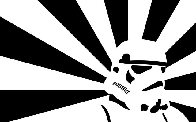 Stormtrooper Black And White , HD Wallpaper & Backgrounds