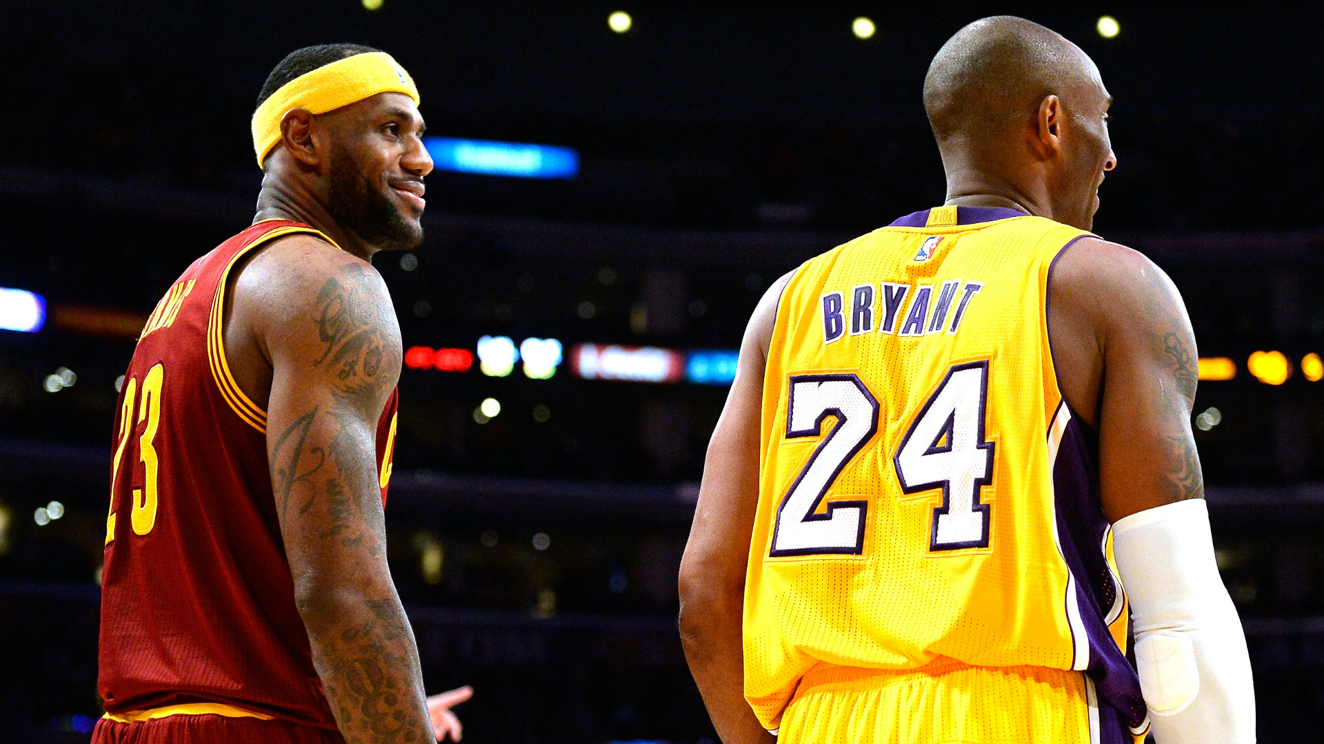 Lebron James Surpasses Kobe Bryant On Two Different - Lebron James Vs Kobe Bryant Hd , HD Wallpaper & Backgrounds