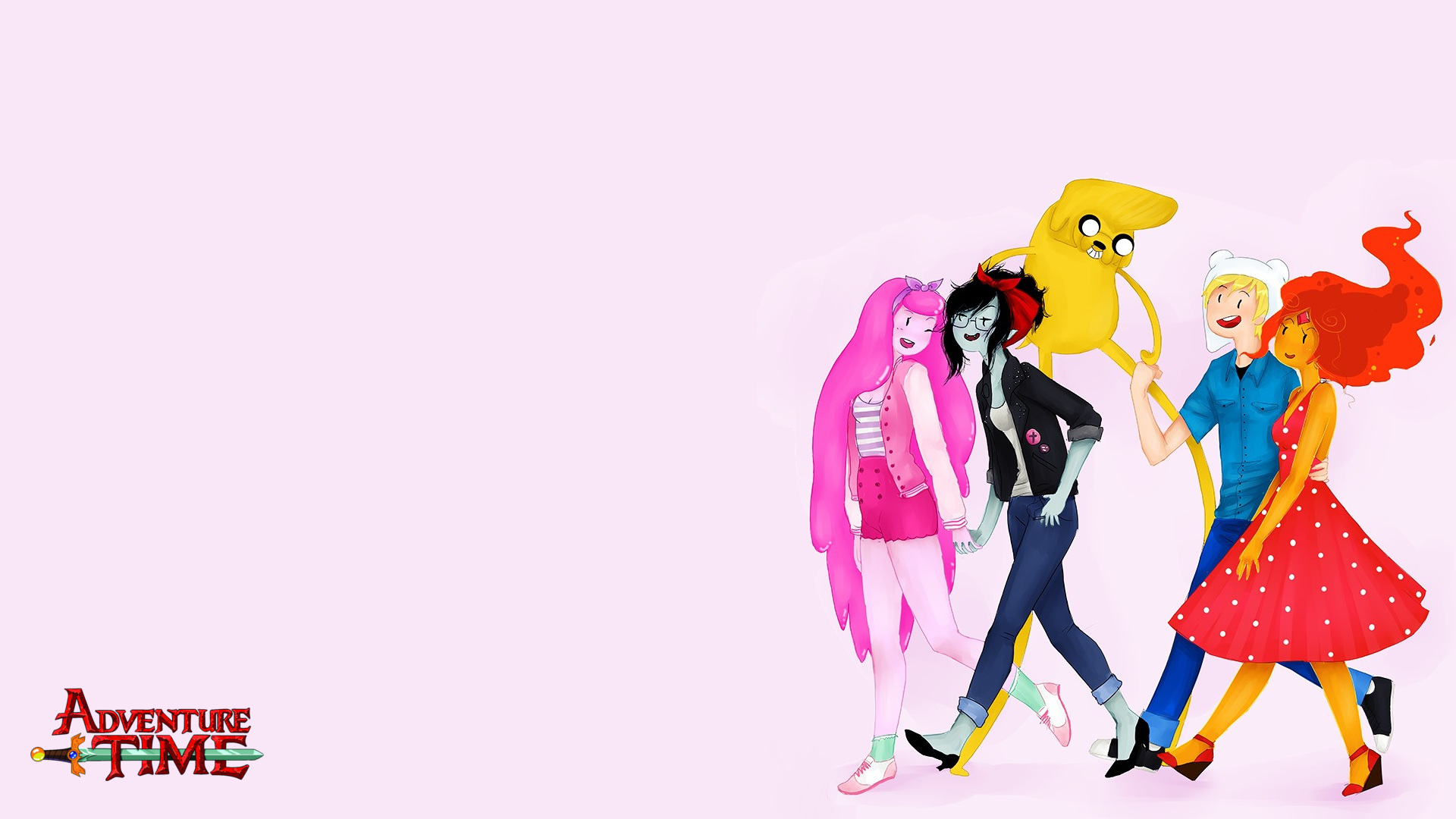 Adventure Time Hd Wallpaper - Adventure Time Wallpaper Computer , HD Wallpaper & Backgrounds