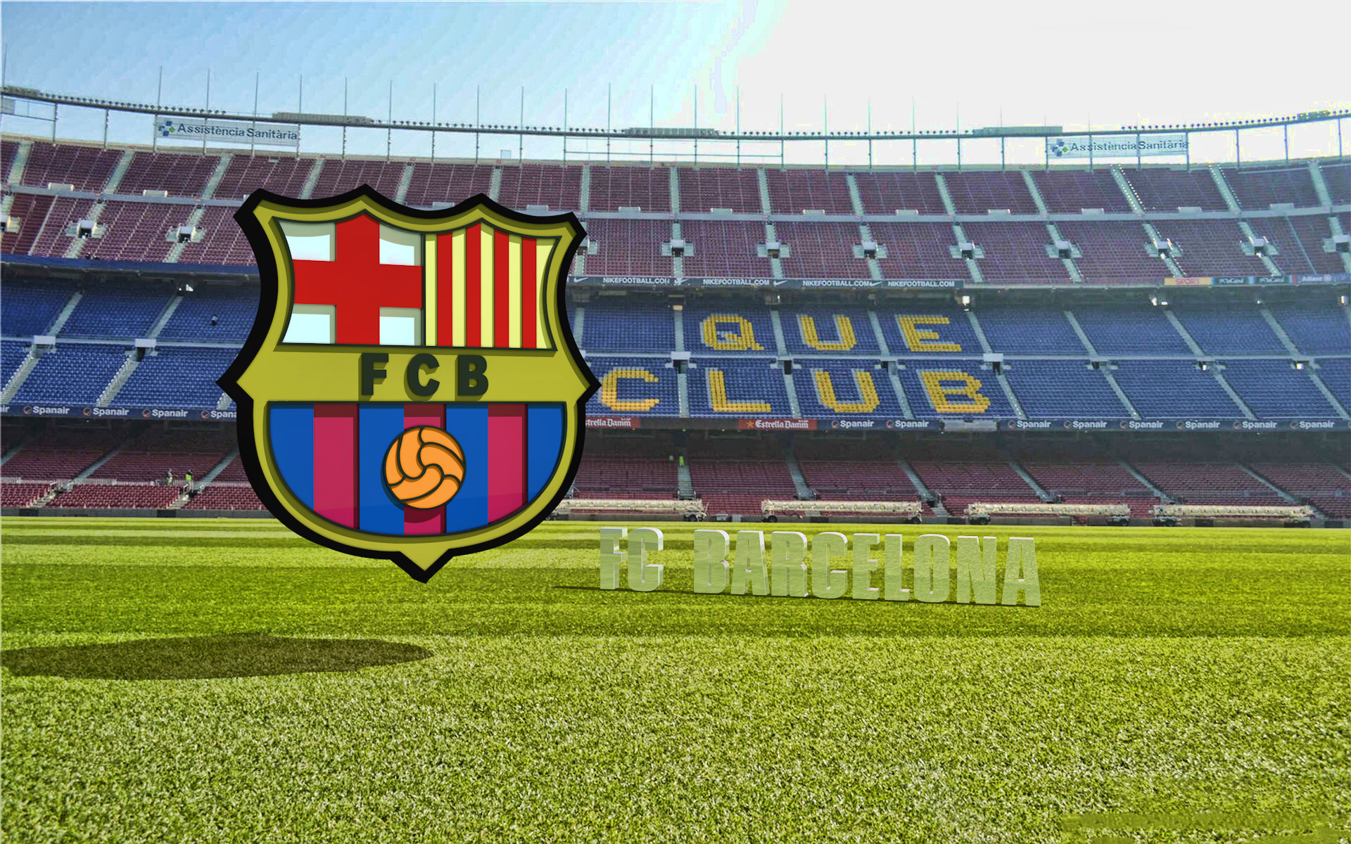 Camp Nou Sports Football Stadium Barcelona - Camp Nou , HD Wallpaper & Backgrounds