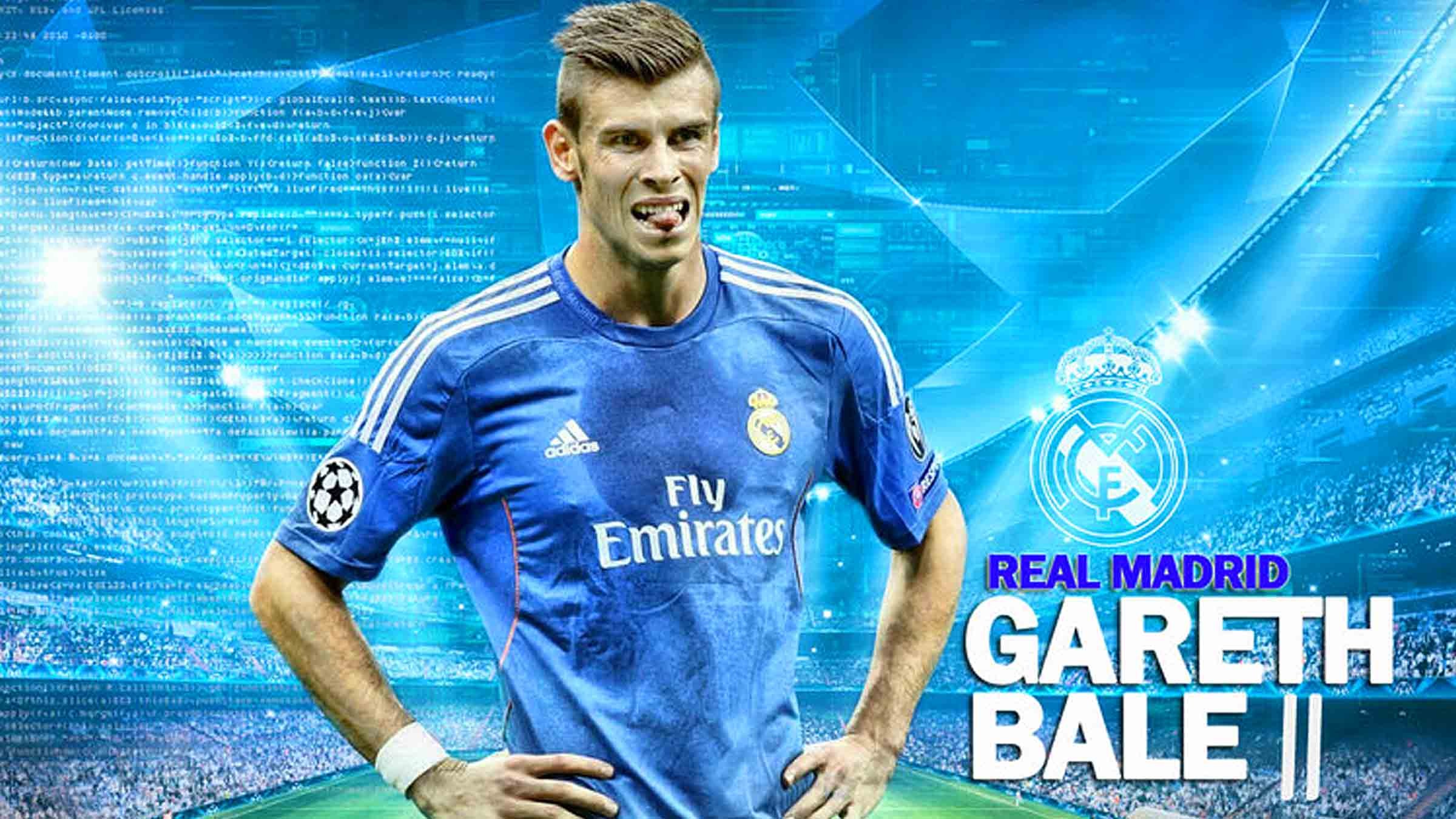 Gareth - Real Madrid Logo Bale , HD Wallpaper & Backgrounds
