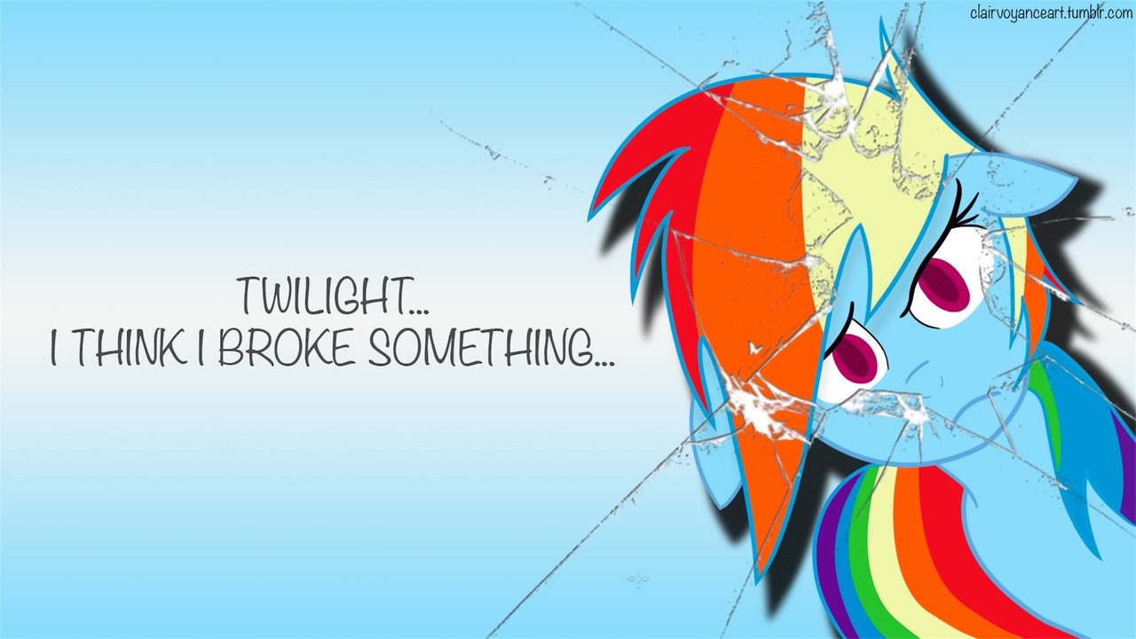 Comments - Mlp Rainbow Dash Fourth Wall , HD Wallpaper & Backgrounds