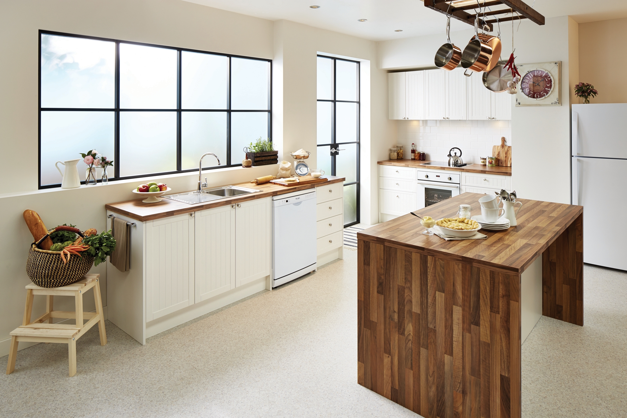 Fabulous Flooring Charming Kitchen Inspiration Gallery - Kitchen , HD Wallpaper & Backgrounds