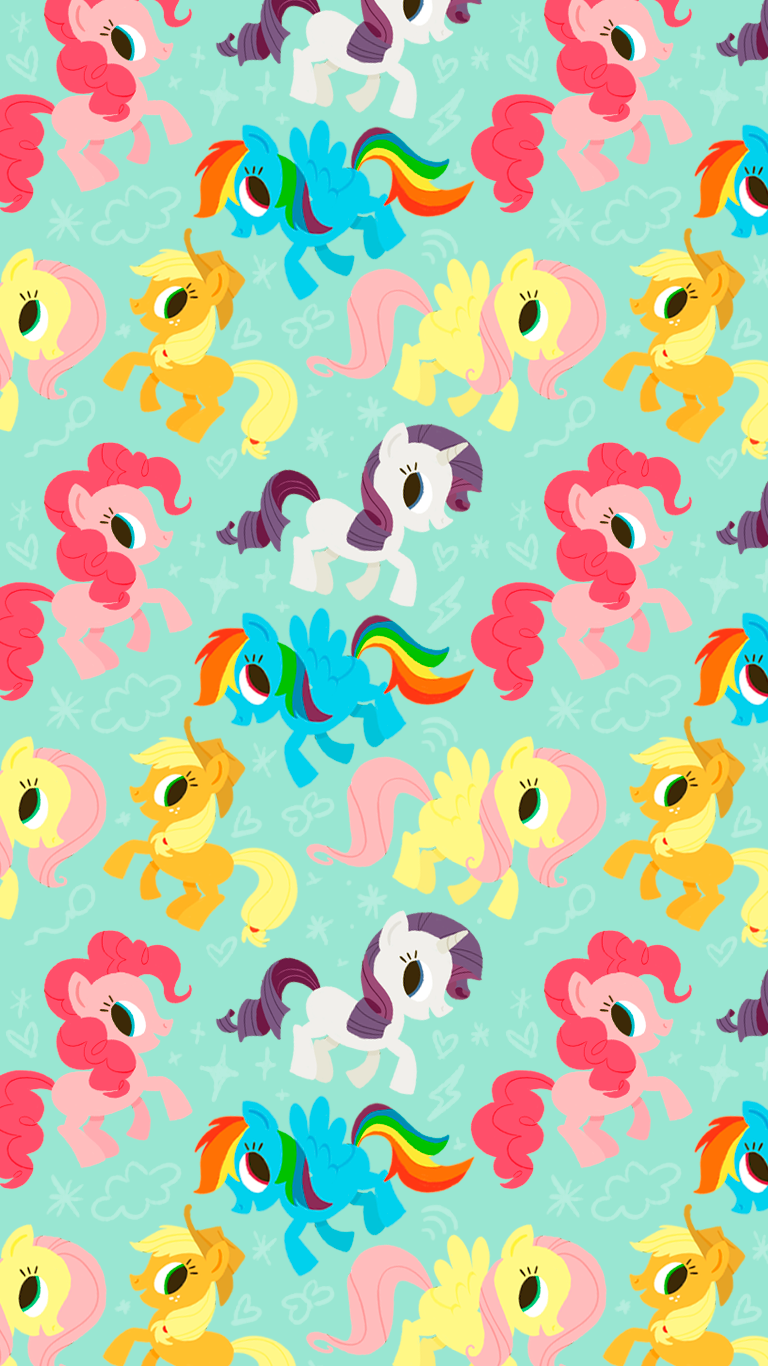 Mlp Wallpaper <3 By Vitor Martins / Ilustravitor - My Little Pony Wallpaper Iphone , HD Wallpaper & Backgrounds