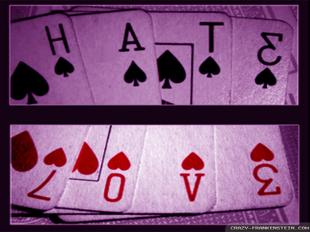 Love Love Hate Hate , HD Wallpaper & Backgrounds