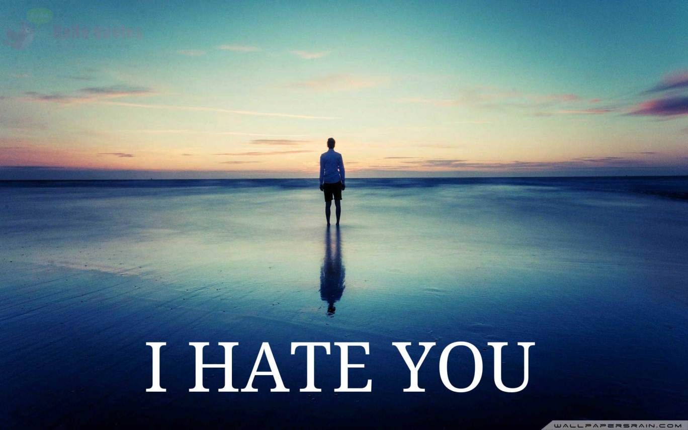 I Hate You Pics Quotes Images Mojly I Hate You Wallpaper - Alone Boy , HD Wallpaper & Backgrounds