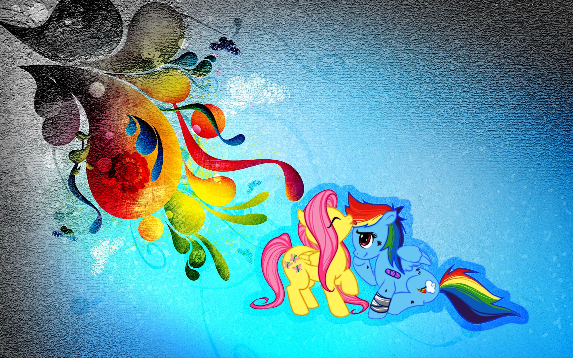 My Little Pony, Fluttershy, Rainbow Dash - Mlp Fluttershy And Rainbow Dash , HD Wallpaper & Backgrounds