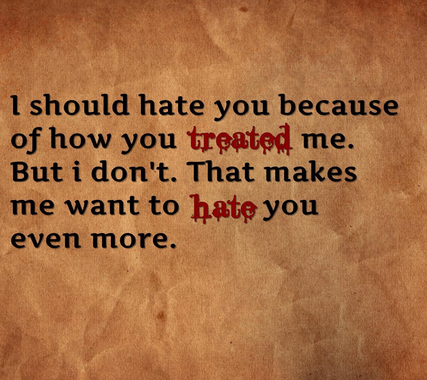 Download Hate You Hd Wallpaper For Laptop Wallpaper - Background I Hate You , HD Wallpaper & Backgrounds