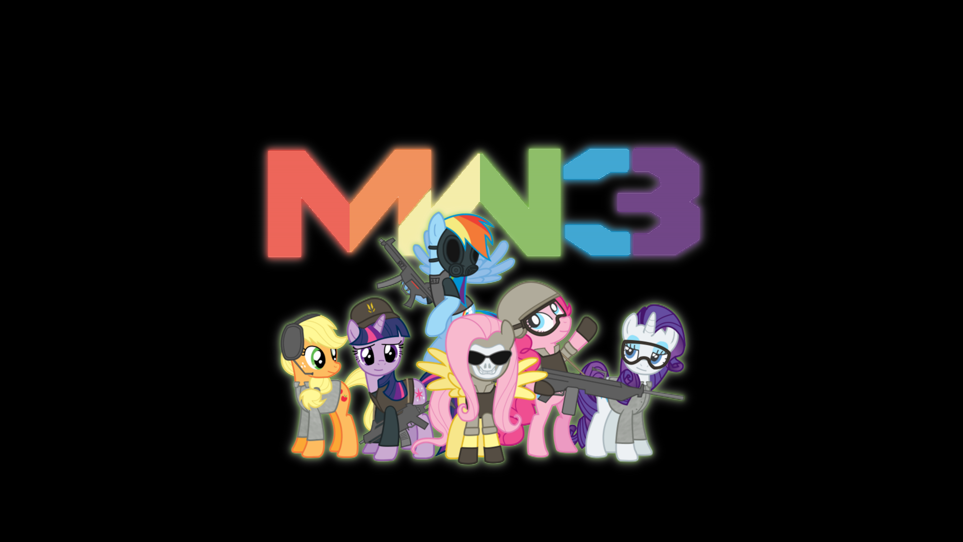 My Little Pony - Mw3 Pony , HD Wallpaper & Backgrounds