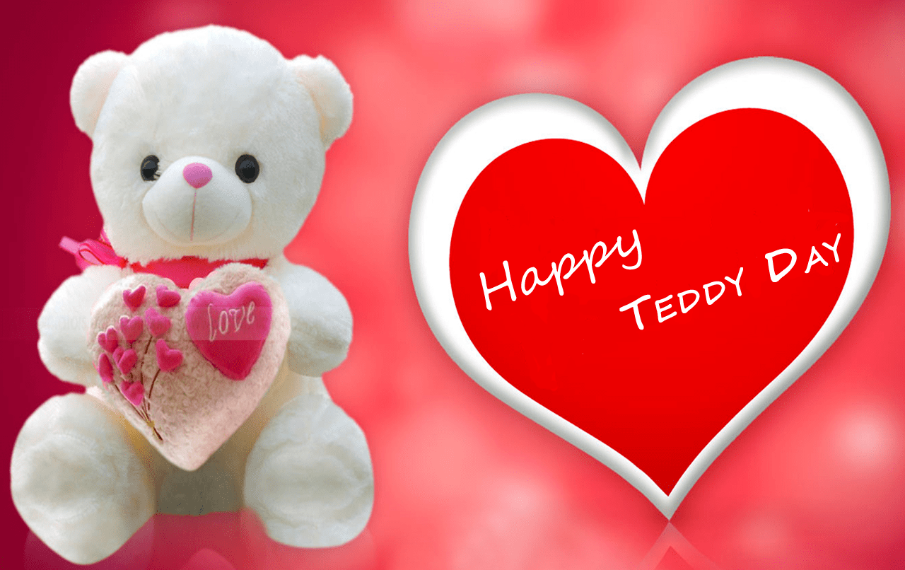 Websept Happy Teddy Day - Happy Valentine Day 2018 , HD Wallpaper & Backgrounds