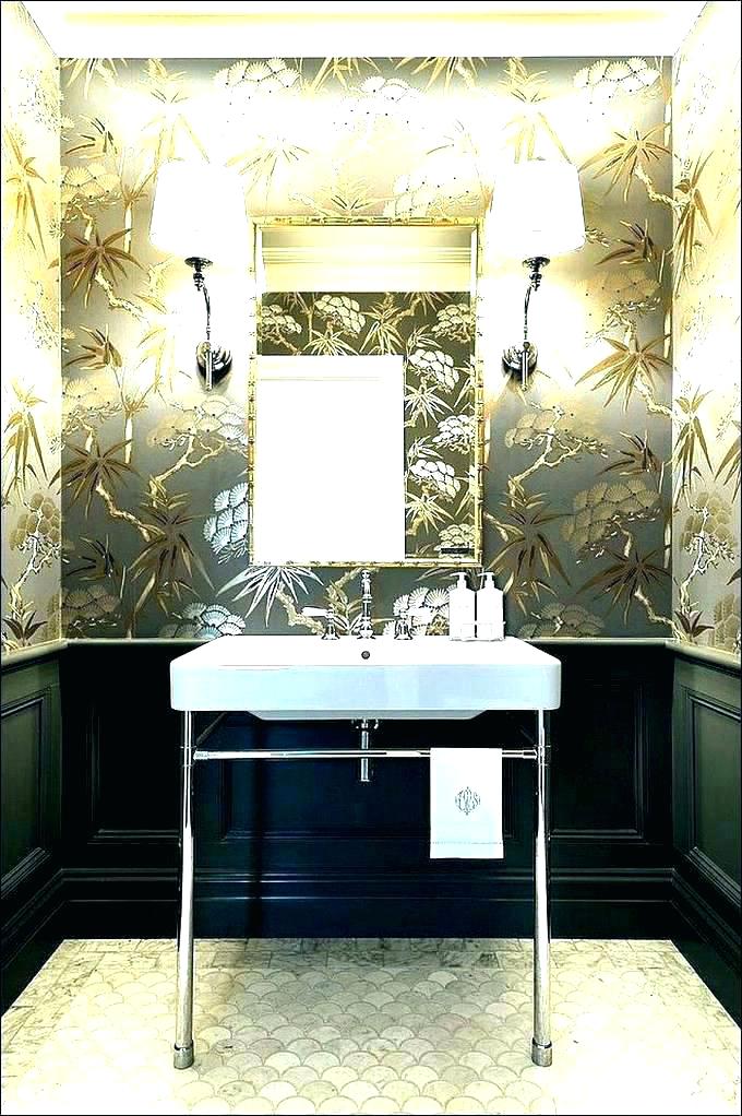 Small - Classic Powder Room Ideas , HD Wallpaper & Backgrounds