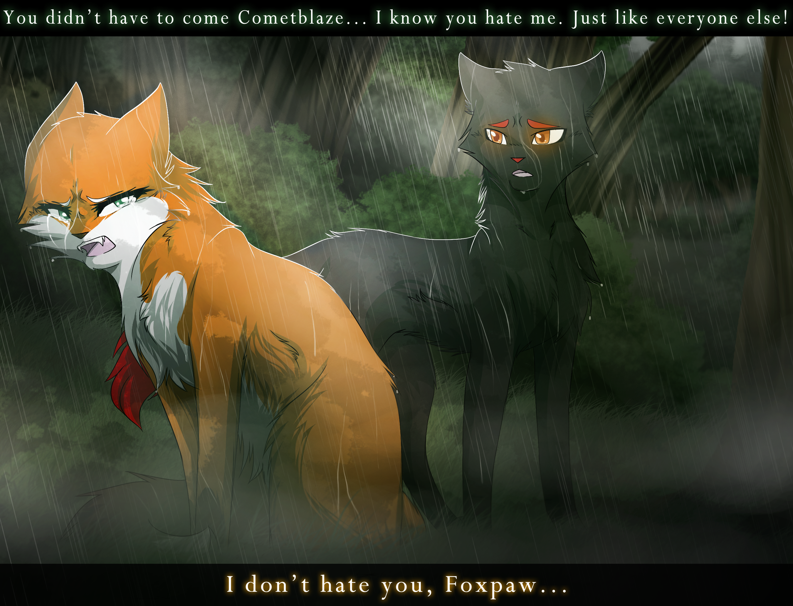 I Don't Hate You - Scarlet Heart Warrior Cats , HD Wallpaper & Backgrounds