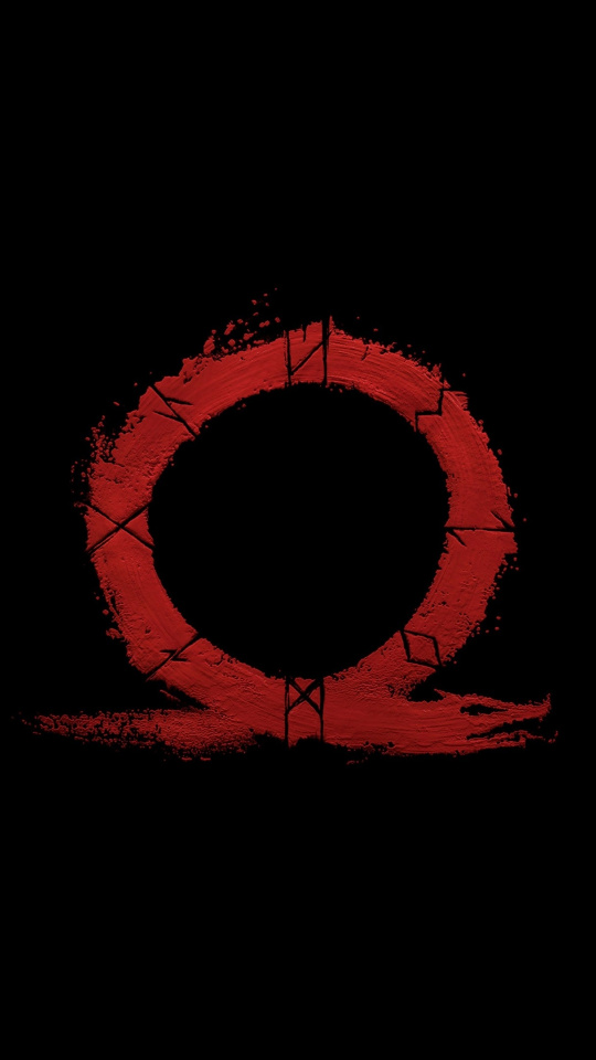 God Of War, Omega, Logo, Video Game, Minimal, Wallpaper - God Of War 4 Logo , HD Wallpaper & Backgrounds