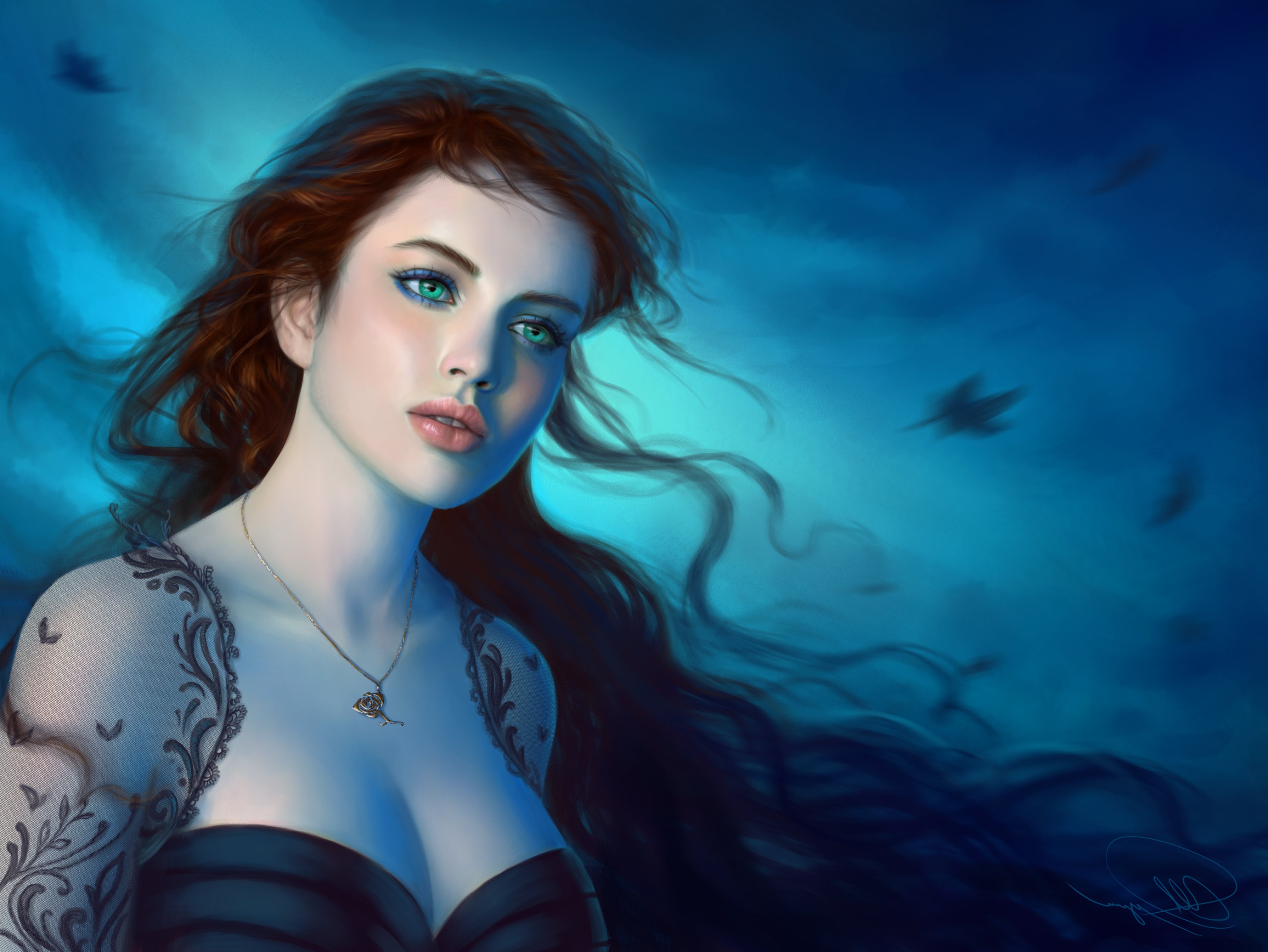 Original Resolution Popular - Fantasy Girl Wallpaper 4k , HD Wallpaper & Backgrounds