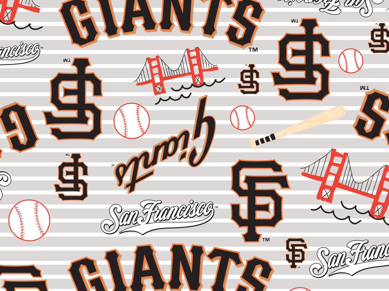 Mlb Diaper Print Wallpapers - San Francisco Giants , HD Wallpaper & Backgrounds