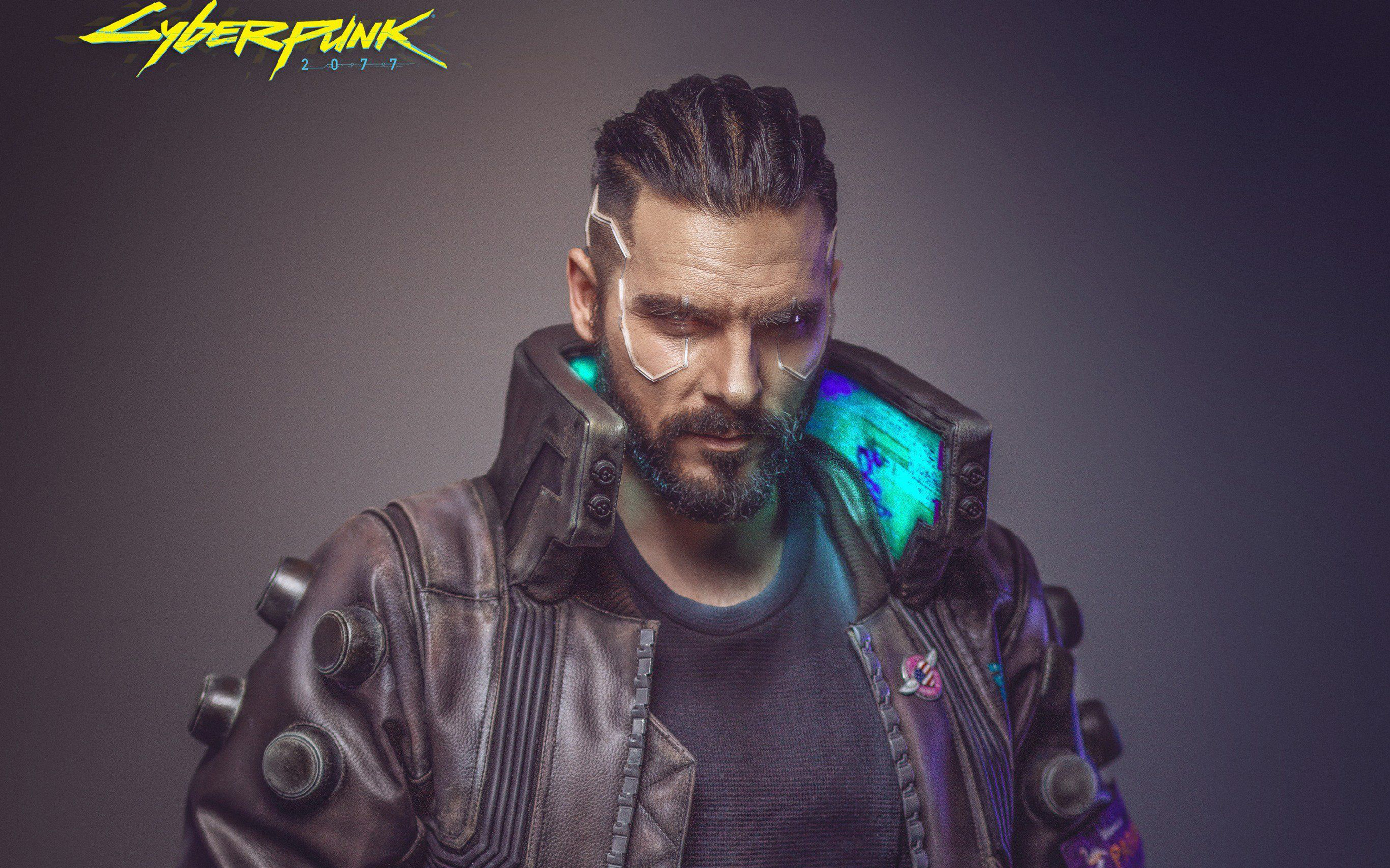 Cyberpunk 2077 Male Cosplay - Cyberpunk 2077 Cosplay , HD Wallpaper & Backgrounds