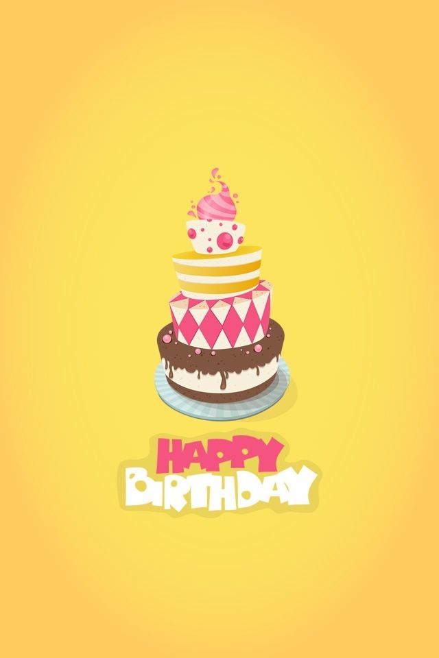 Happy Birthday Iphone Wallpaper - Happy Birthday Iphone 6 , HD Wallpaper & Backgrounds