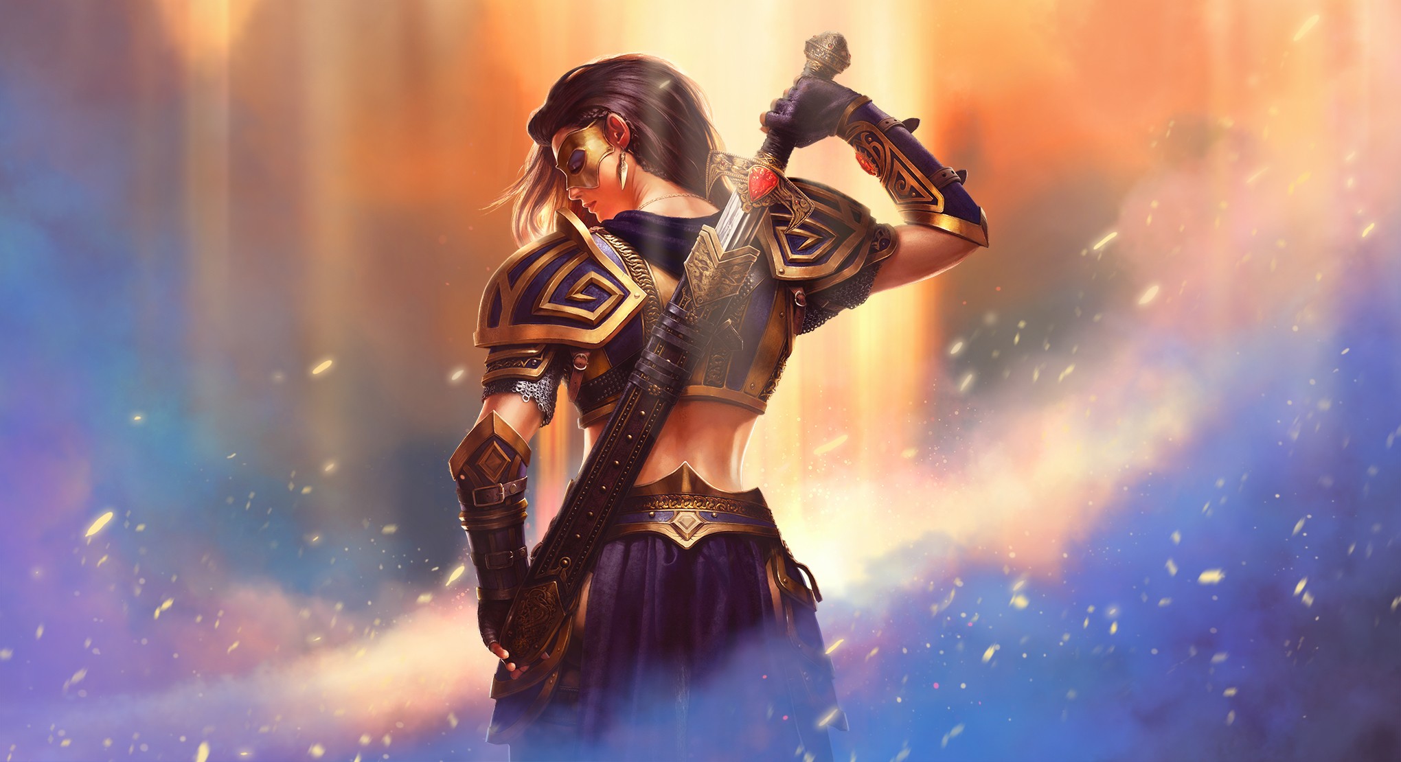 Warrior Fantasy Girl - Juggernaut Wars , HD Wallpaper & Backgrounds