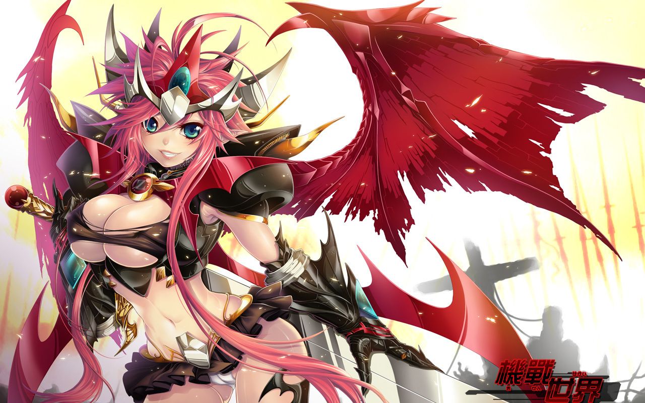 Anime Warrior Girl - Hot Anime Warrior Girls , HD Wallpaper & Backgrounds
