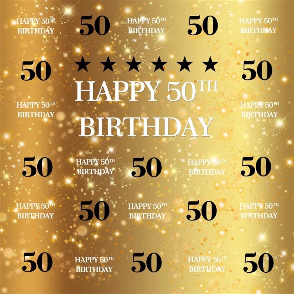 50 Years Old Party Decoration Photography Backdrop - Happy 30th Birthday Man , HD Wallpaper & Backgrounds