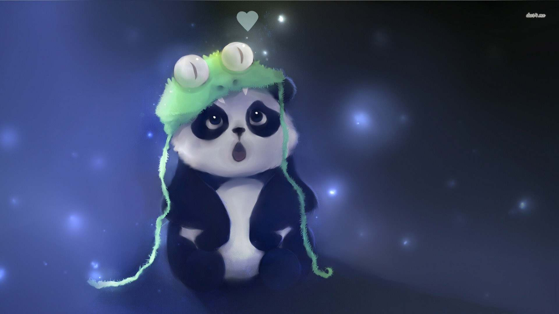 Panda Wallpaper - Background Cute Panda , HD Wallpaper & Backgrounds