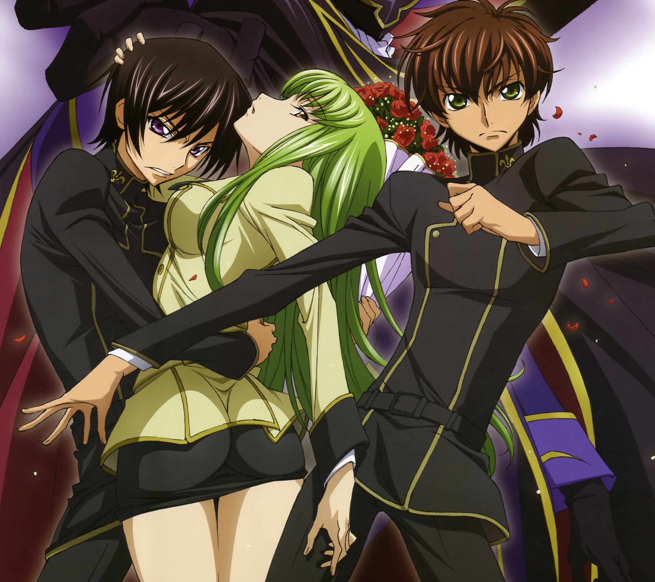 Code Geass C - Lelouch Lamperouge And Cc , HD Wallpaper & Backgrounds