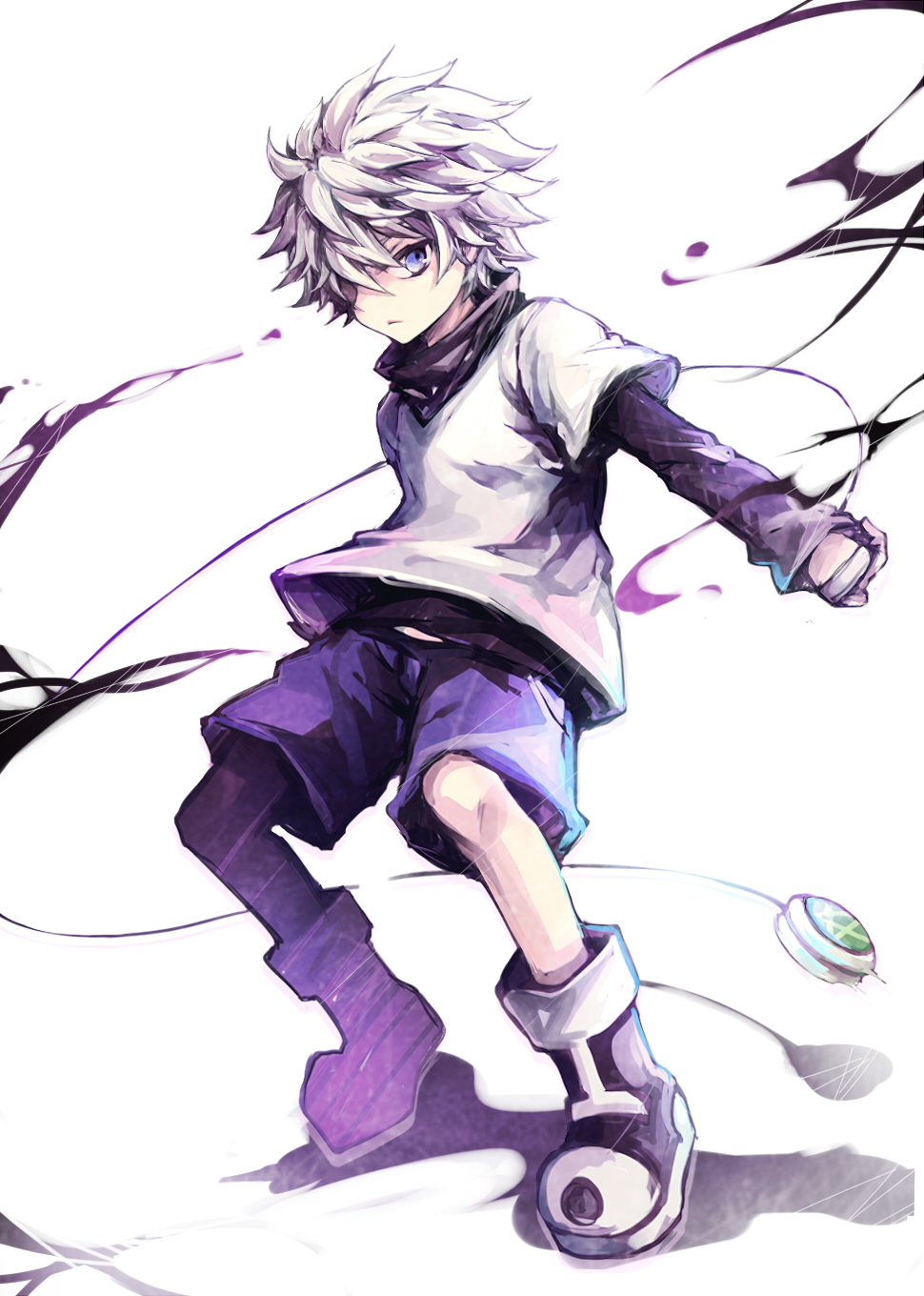 Killua Zoldyck - Hunter X Hunter Killua Art , HD Wallpaper & Backgrounds