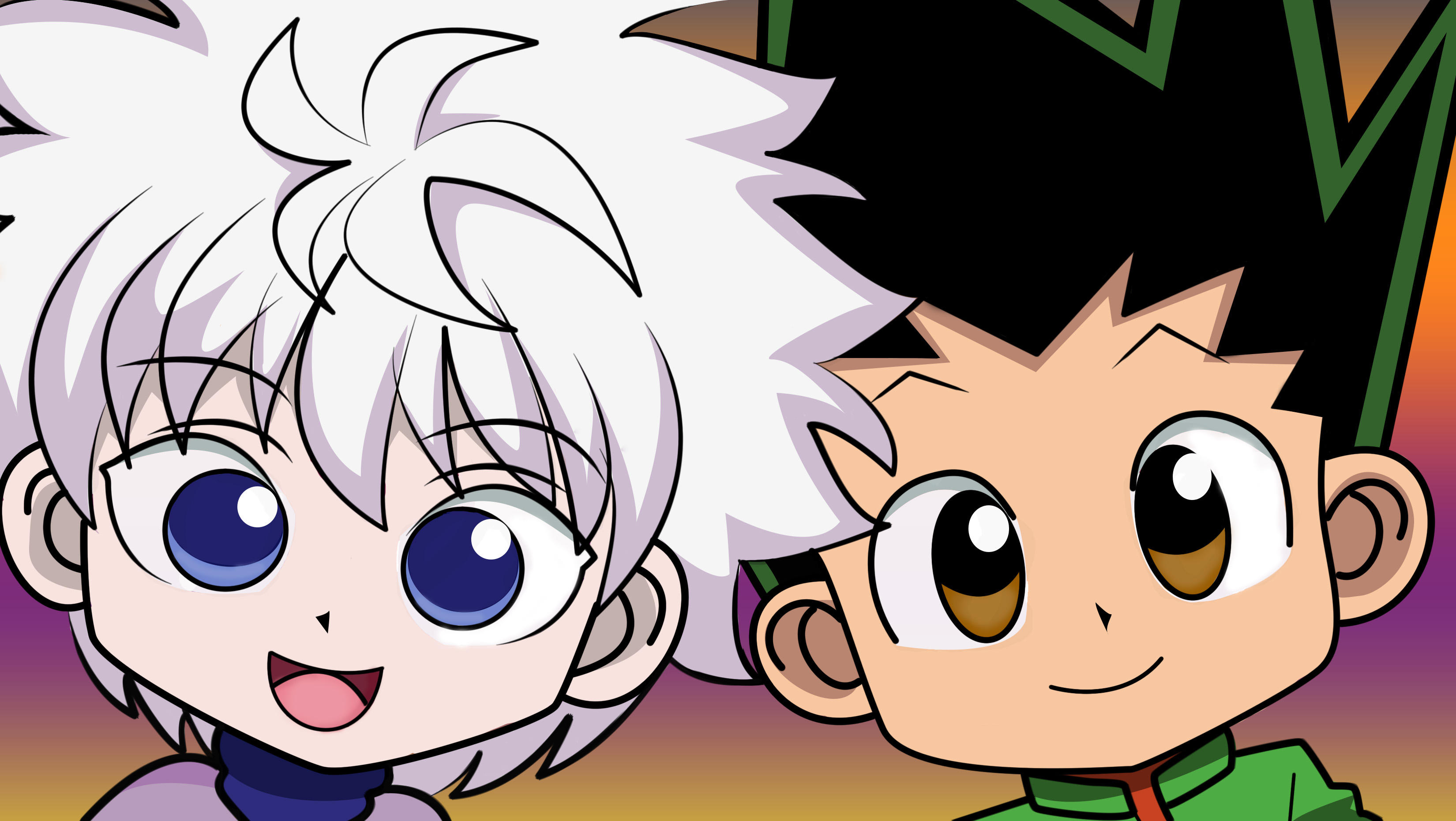 Hunter X Hunter - Hunter X Hunter Chibi , HD Wallpaper & Backgrounds