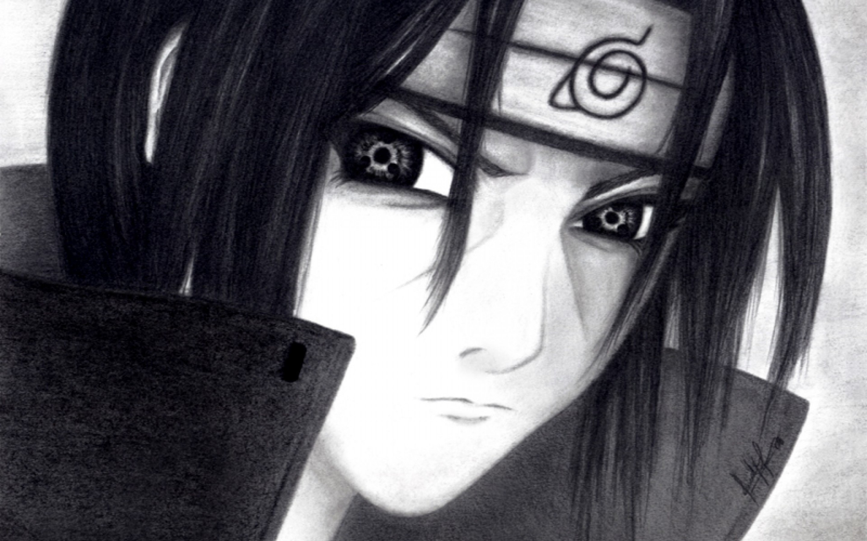 Itachi Uchiha Drawing Wallpaper,anime Hd Wallpaper,1920x1200 , HD Wallpaper & Backgrounds