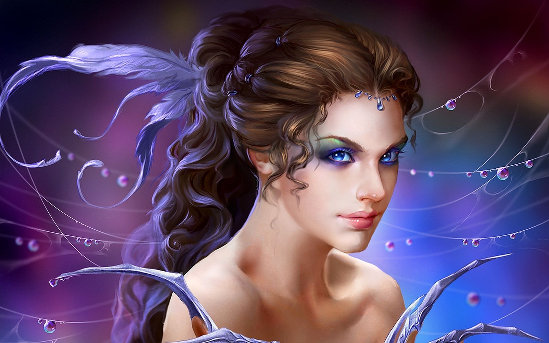 Fantasy Girl Wallpapers Archives Wallpapers Hd Free - Fantasy Art Girl Beautiful , HD Wallpaper & Backgrounds