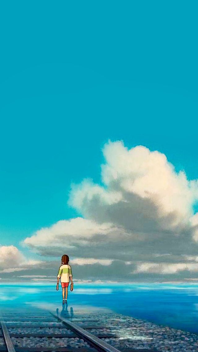 Studio Ghibli Gifs - Spirited Away Wallpaper Phone , HD Wallpaper & Backgrounds