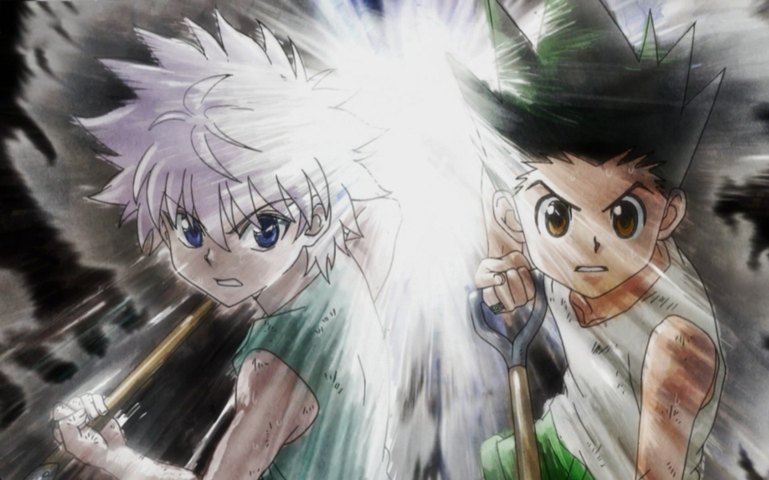 Gon - Killua And Gon Nen , HD Wallpaper & Backgrounds