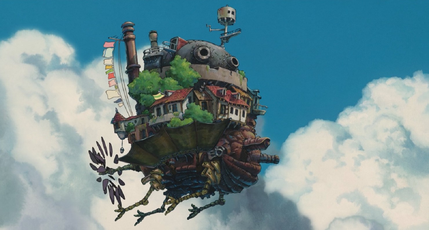 Studio Ghibli Howls Moving Castle Wallpapers Hd Desktop - ハウル の 動く 城 , HD Wallpaper & Backgrounds