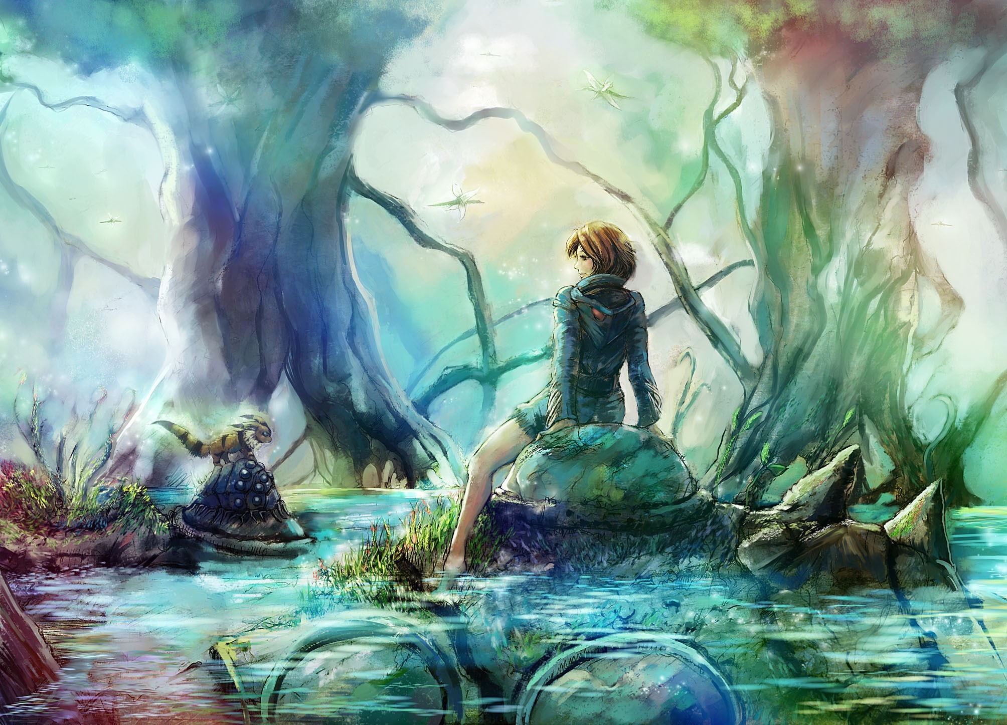 Studio Ghibli Wallpaper Iphone - Beautiful Studio Ghibli Art , HD Wallpaper & Backgrounds