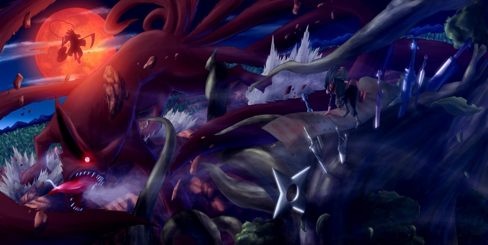 05 Susanoo Wallpapers - Hashirama Vs Madara Wallpaper Hd , HD Wallpaper & Backgrounds