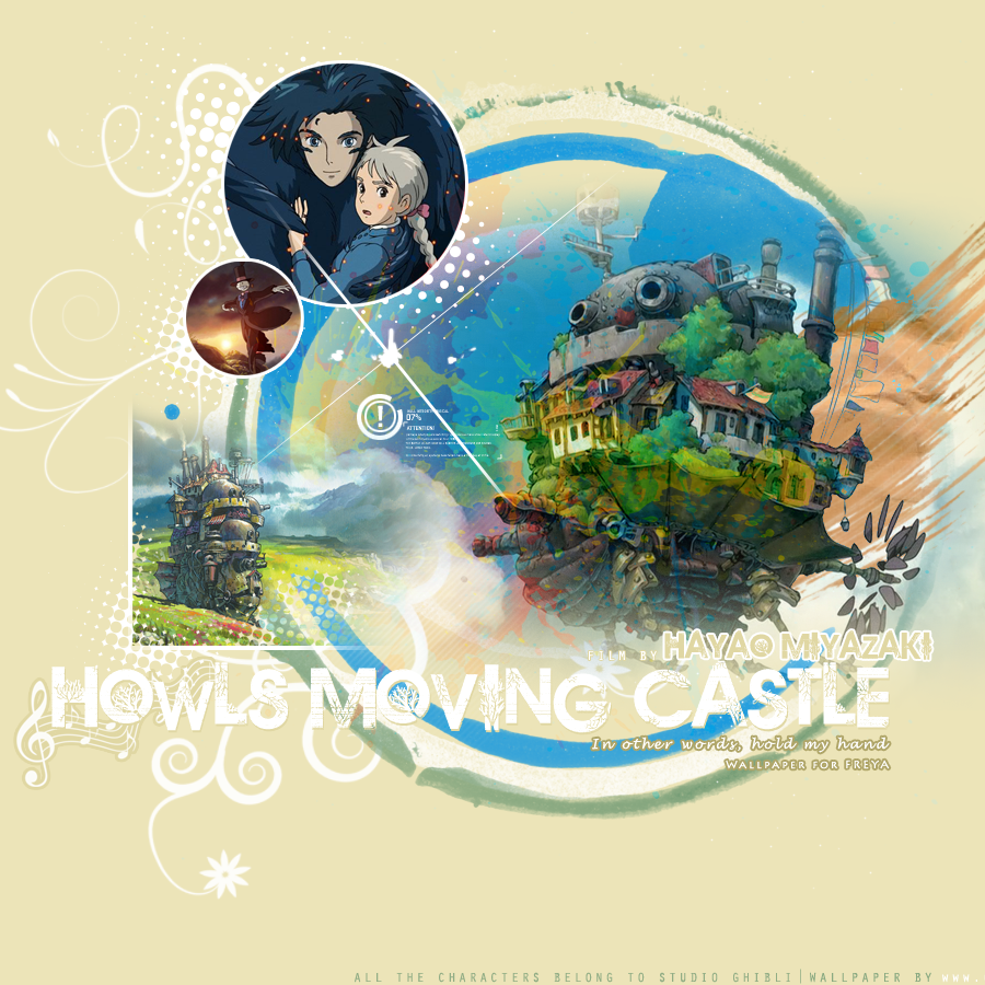 How's Moving Castle Wallpaper - Howl's Moving Castle , HD Wallpaper & Backgrounds